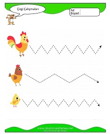 Çizgi Çalışma Sayfaları